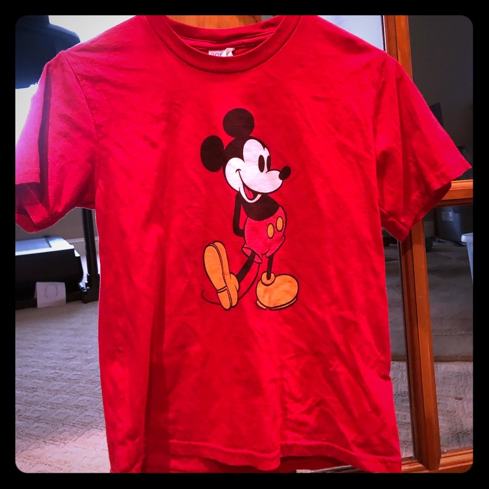 Disney size for Mickey Mouse shirt